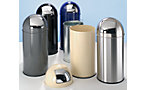 BULLET PUSH waste collector, sheet steel