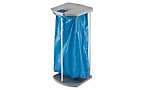 Recyclable waste sack holder set with 250 blue recycling sacks