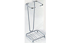 Recyclable waste sack stand without lid