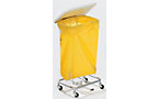 Recyclable waste sack stand without lid