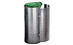 Stainless steel waste collector for 120 l sack