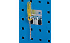 Tool holders for perforated panels