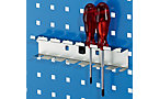 Tool holders for perforated panels