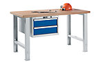 Complete workbench, beech Multiplex worktop