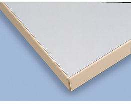 Plastic coated worktop