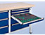 Optionally with fully extendable drawers for optimum access – even to parts in the back. Extremely quiet – precision lateral guides.