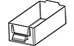 Glasklare Schublade, Polystyrol