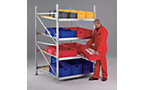 Spádový regál