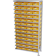 bővítő állvány, 300 mm mély, 52 sárga doboz