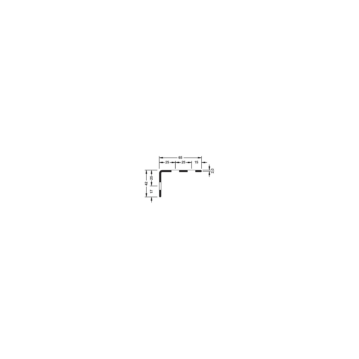 Acél szögprofil modulrendszerhez – hofe (Termék képe 2)-1