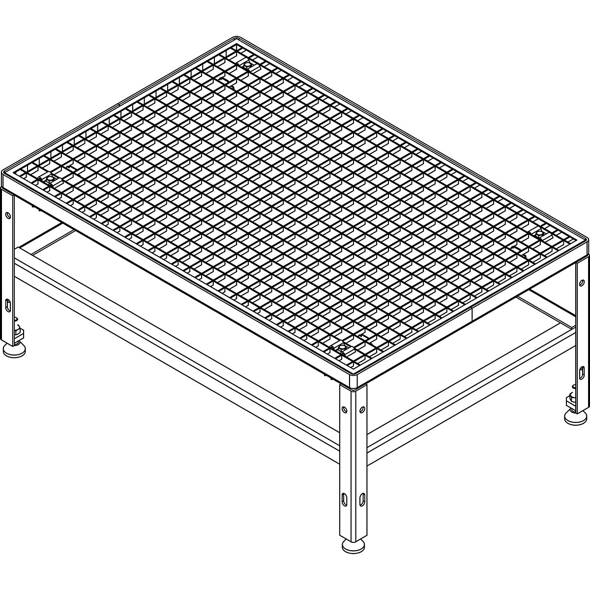 Plate-forme pour système de plate-forme modulaire – eurokraft pro (Illustration du produit 3)-2