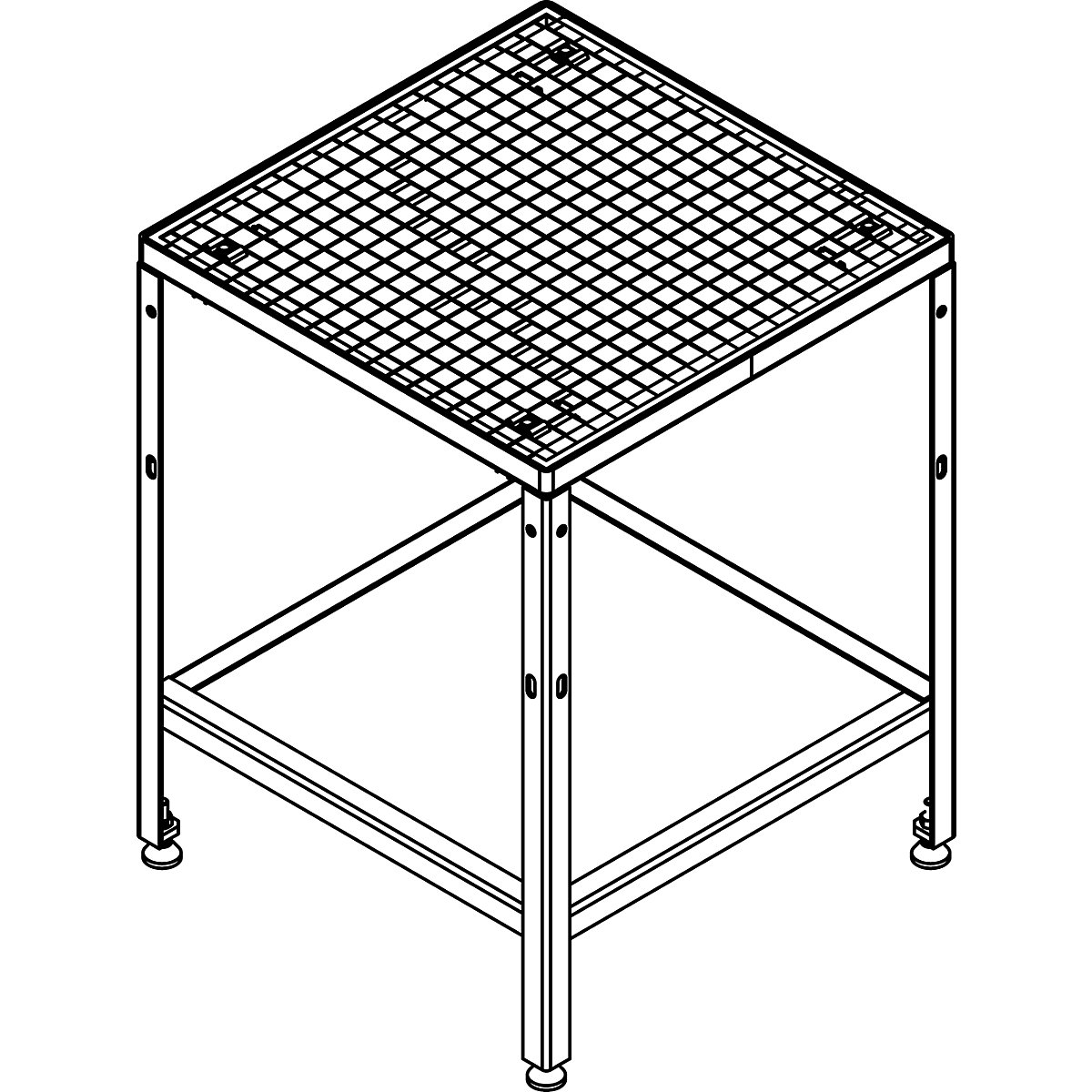 Plate-forme pour système de plate-forme modulaire – eurokraft pro (Illustration du produit 31)-30