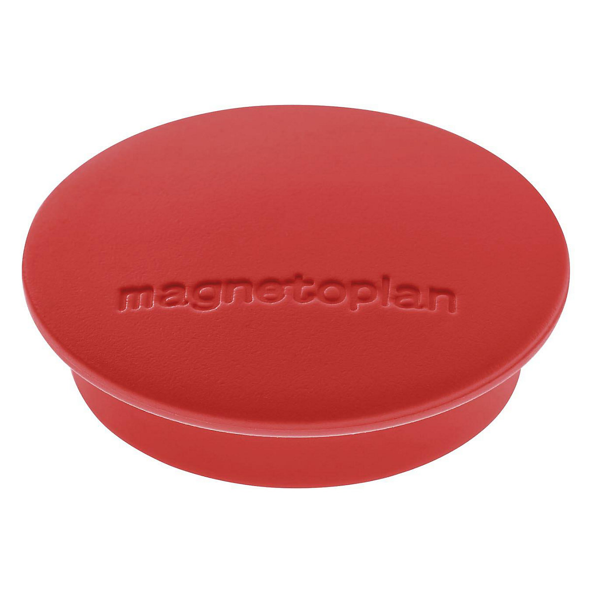 magnetoplan – Plot magnétique DISCOFIX JUNIOR, Ø 34 mm, lot de 60, rouge