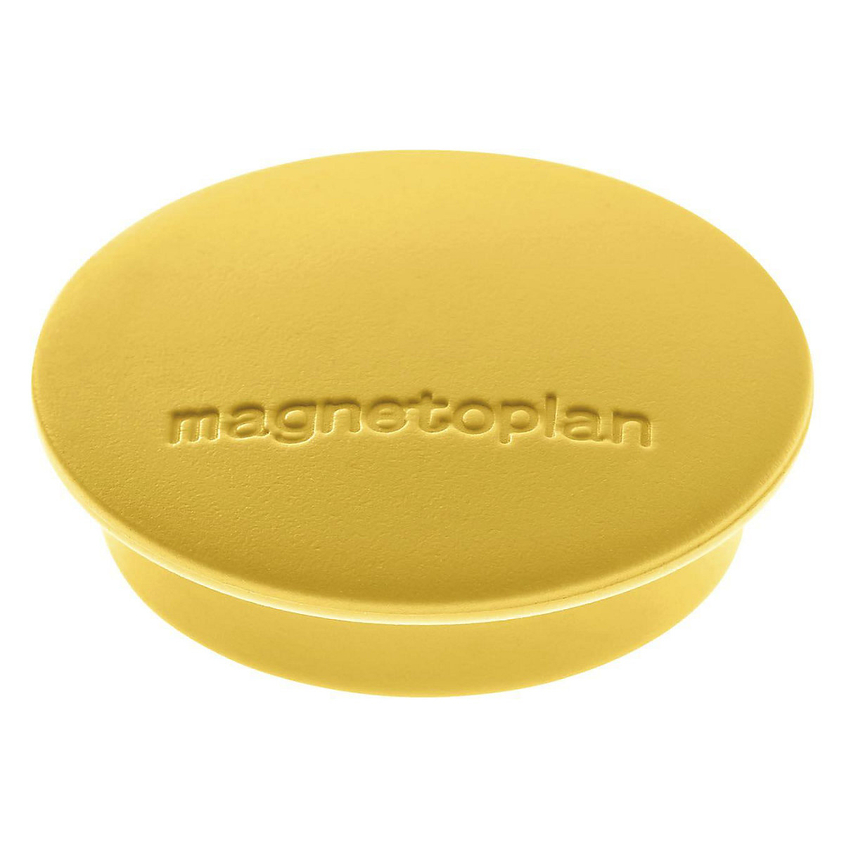 magnetoplan – Plot magnétique DISCOFIX JUNIOR, Ø 34 mm, lot de 60, jaune