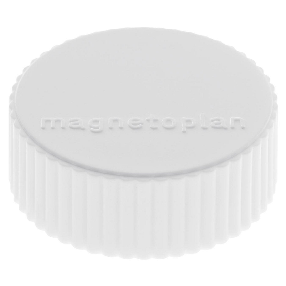 Plot magnétique DISCOFIX MAGNUM – magnetoplan, Ø 34 mm, lot de 50, blanc