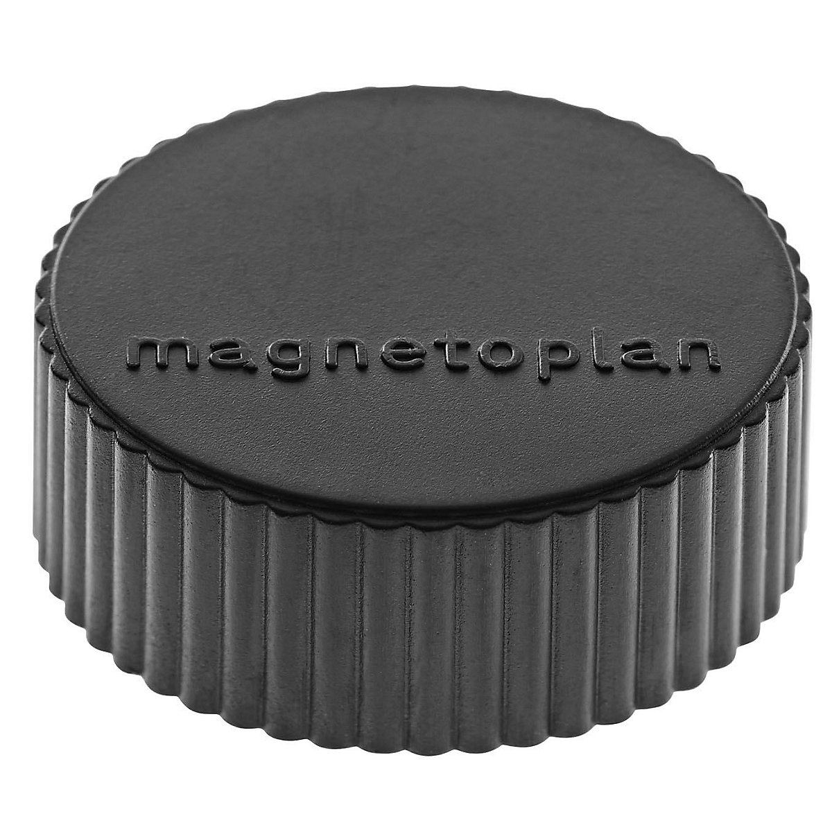 Plot magnétique DISCOFIX MAGNUM – magnetoplan, Ø 34 mm, lot de 50, noir