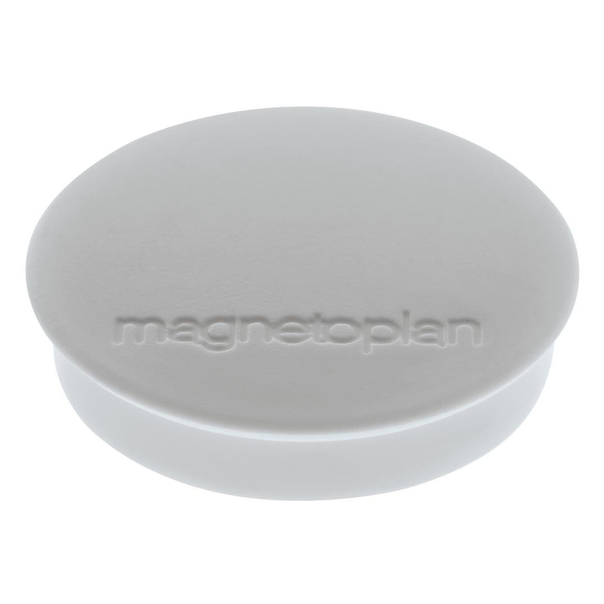 magnetoplan – Plot magnétique DISCOFIX STANDARD, Ø 30 mm, lot de 80, gris