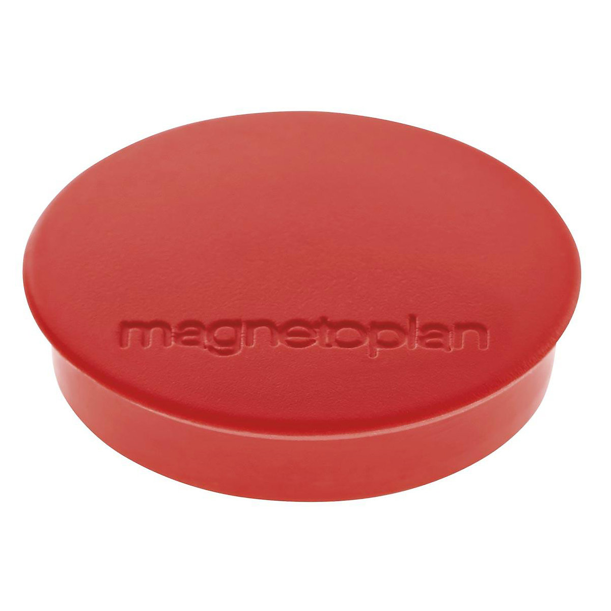 magnetoplan – Plot magnétique DISCOFIX STANDARD, Ø 30 mm, lot de 80, rouge