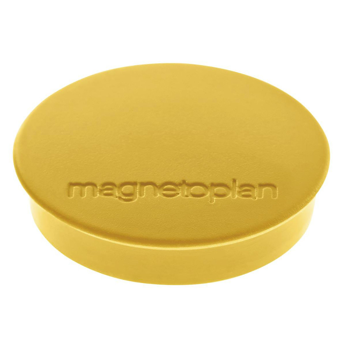 magnetoplan – Plot magnétique DISCOFIX STANDARD, Ø 30 mm, lot de 80, jaune