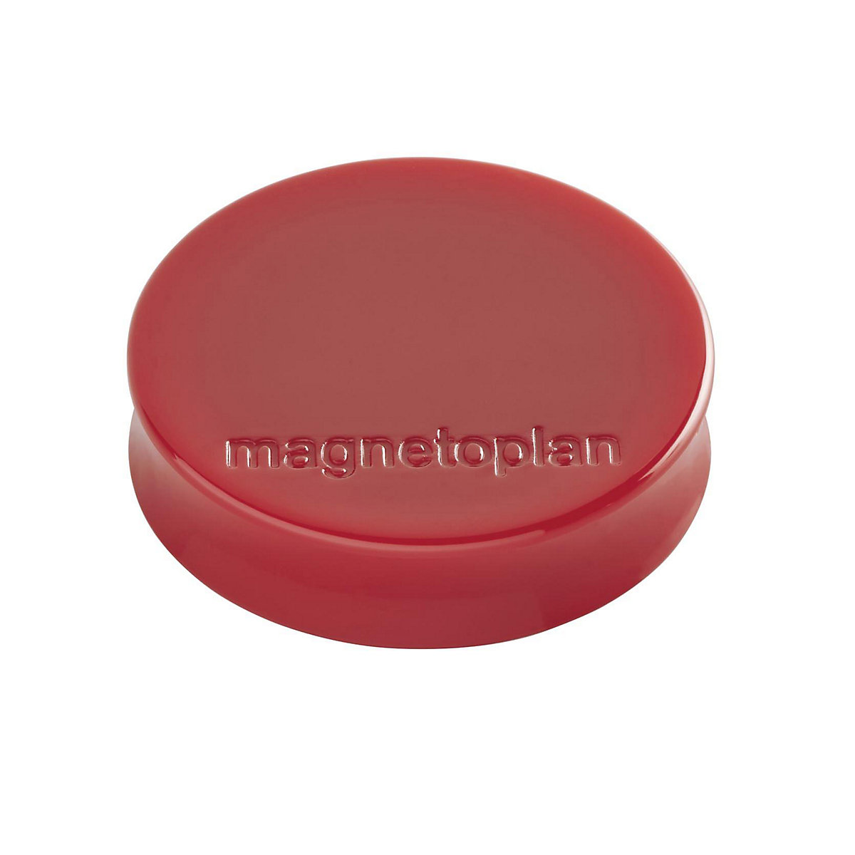 magnetoplan – Plot magnétique Ergo, Ø 30 mm, lot de 60, rouge