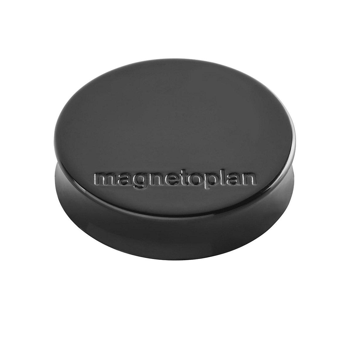 magnetoplan – Plot magnétique Ergo, Ø 30 mm, lot de 60, noir