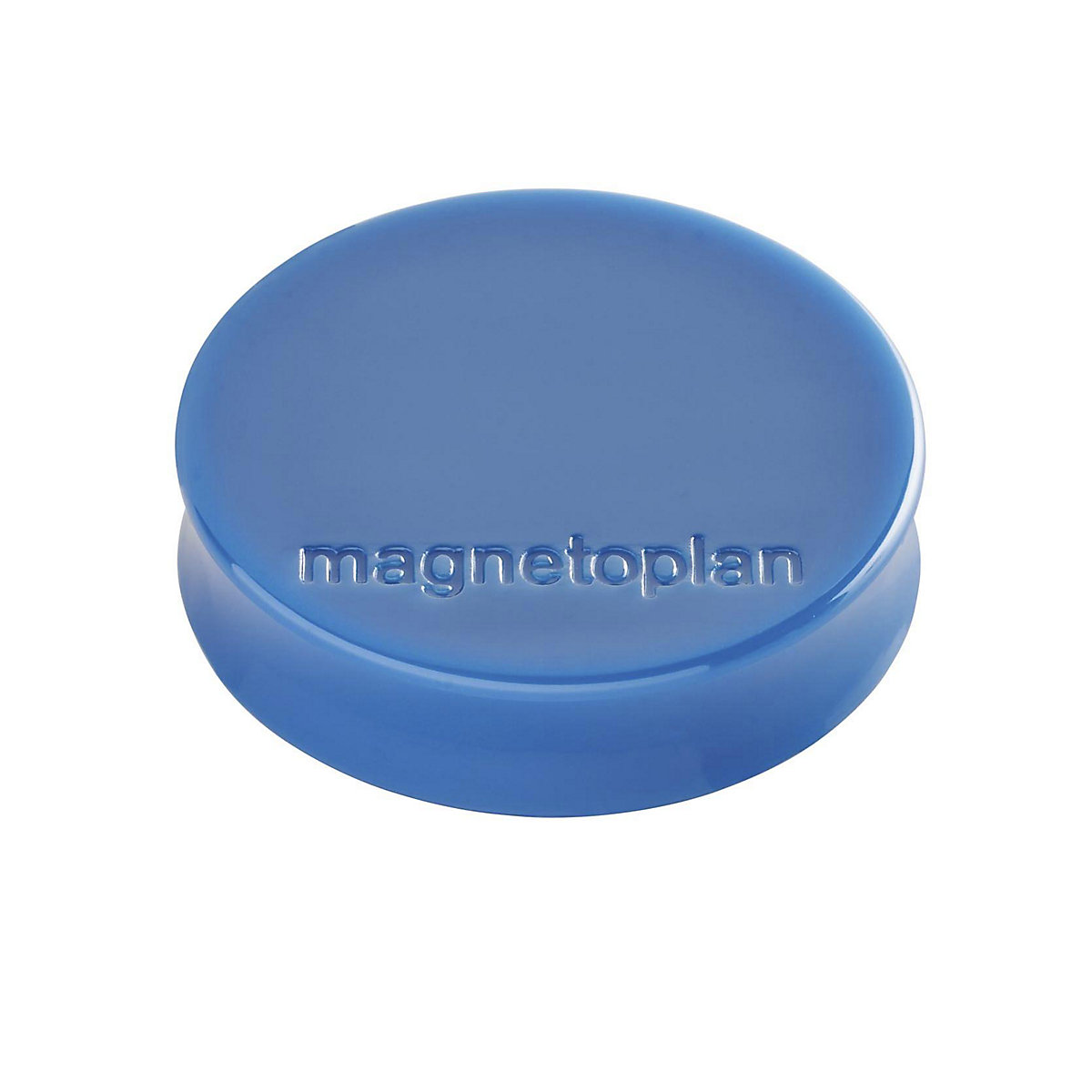Plot magnétique Ergo – magnetoplan, Ø 30 mm, lot de 60, bleu foncé