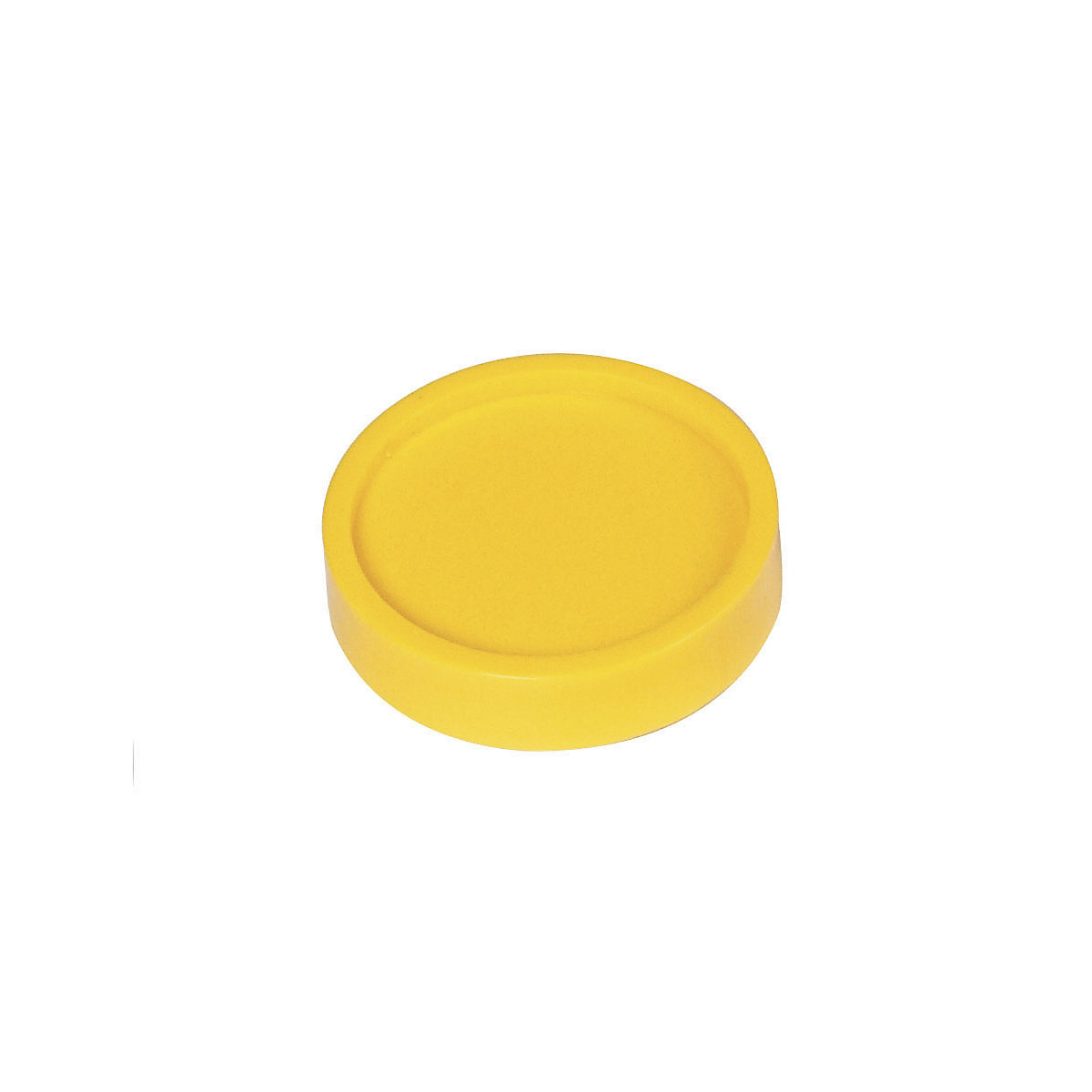 Plots magnétiques ronds – MAUL, Ø 30 mm, lot de 100, jaune