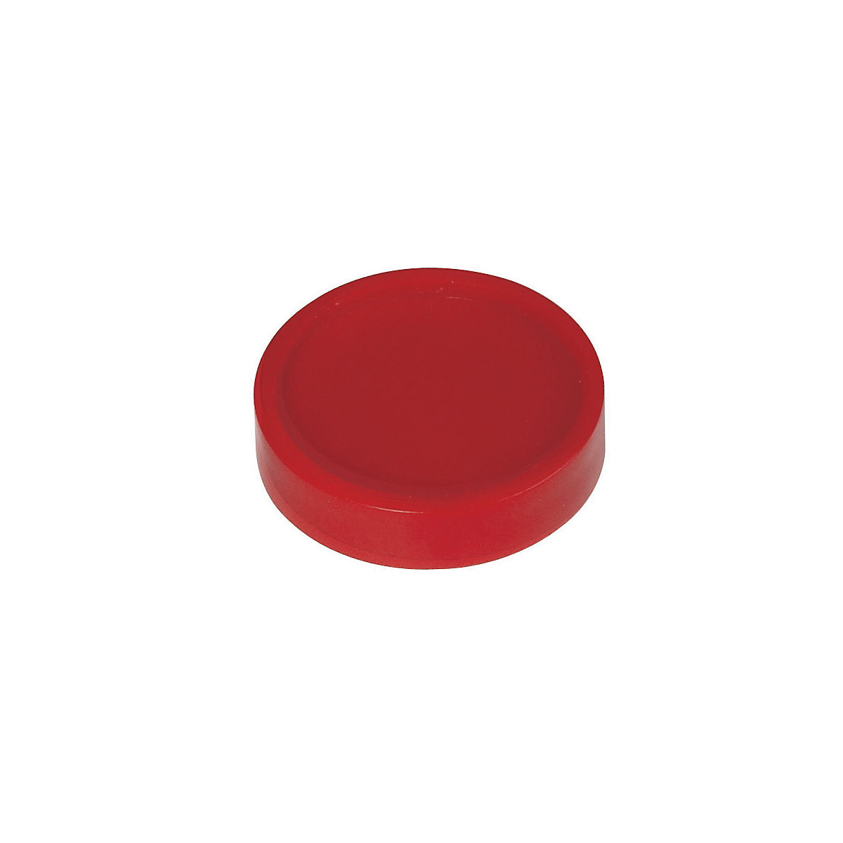 Plots magnétiques ronds – MAUL, Ø 30 mm, lot de 100, rouge