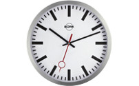 Horloge murale en aluminium poli