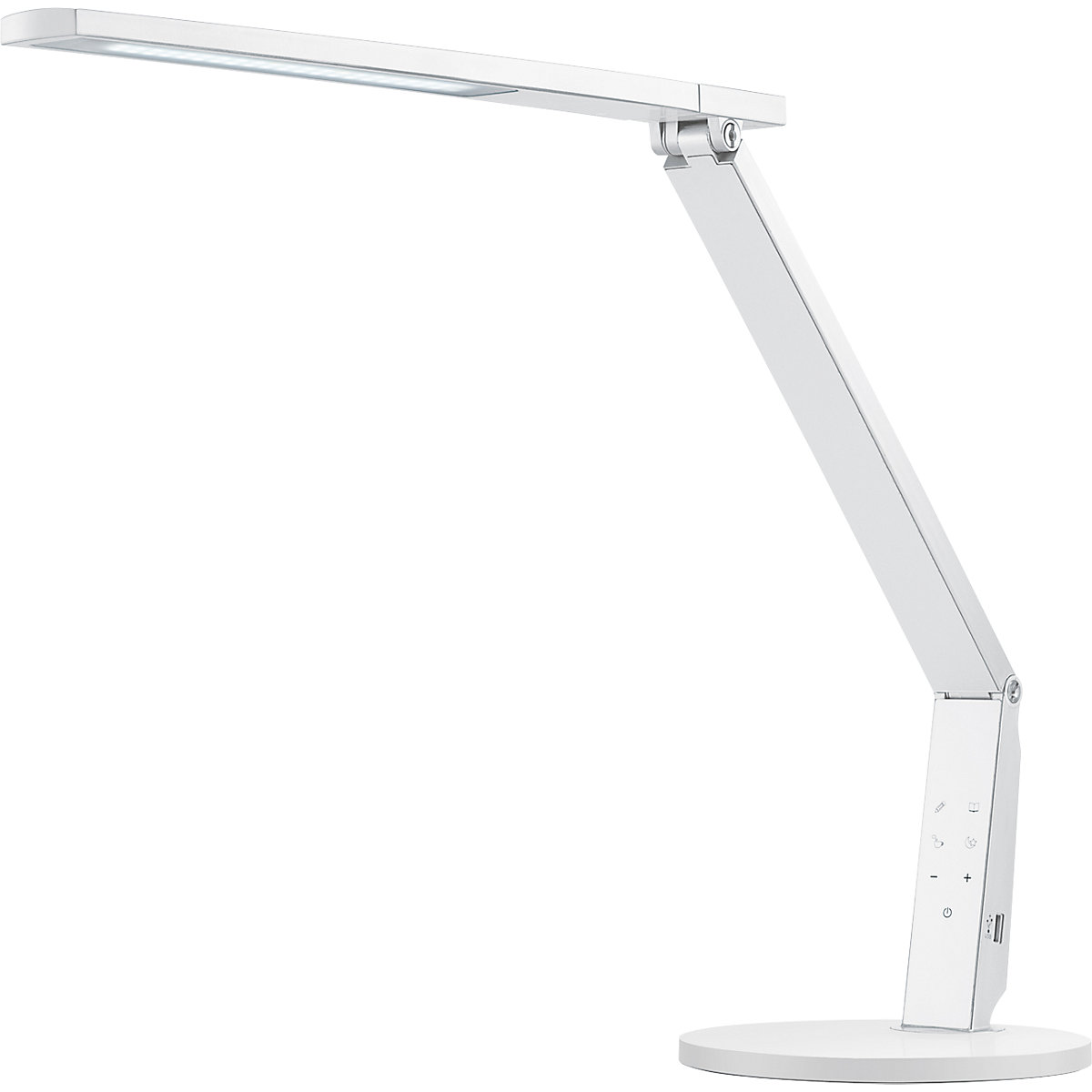 Lampe de bureau à diodes VARIO PLUS – Hansa, hauteur 540 mm, blanc-12