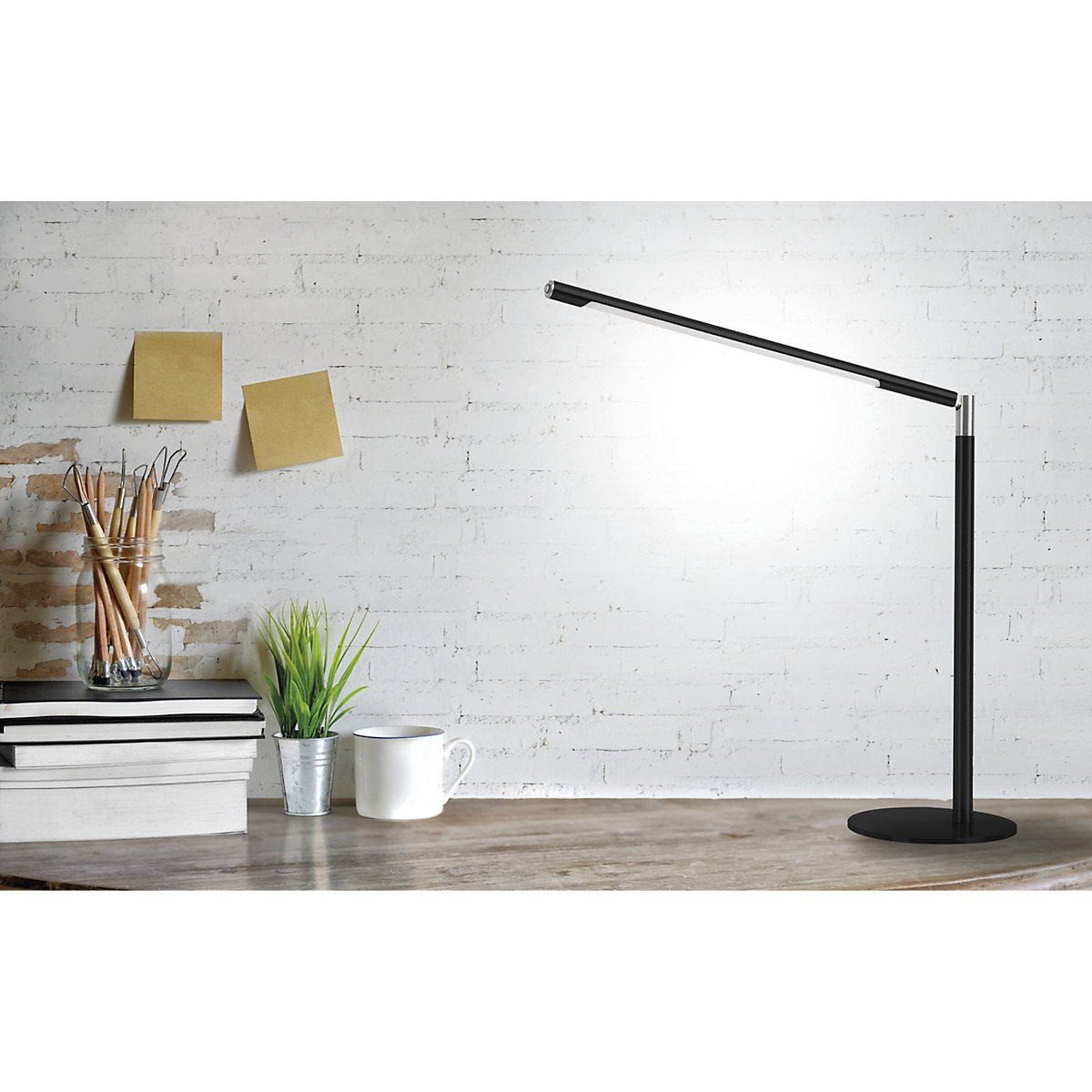 Lampe de table à diodes LED AURA – Hansa (Illustration du produit 3)-2