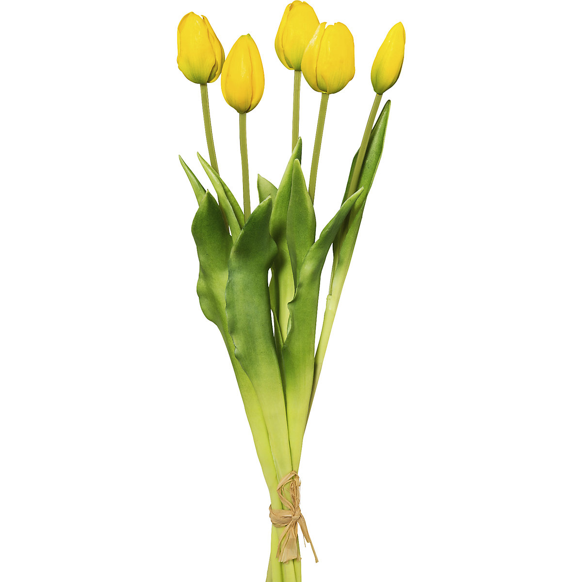 Bouquet de tulipes, real touch, cinq fleurs (Illustration du produit 2)-1