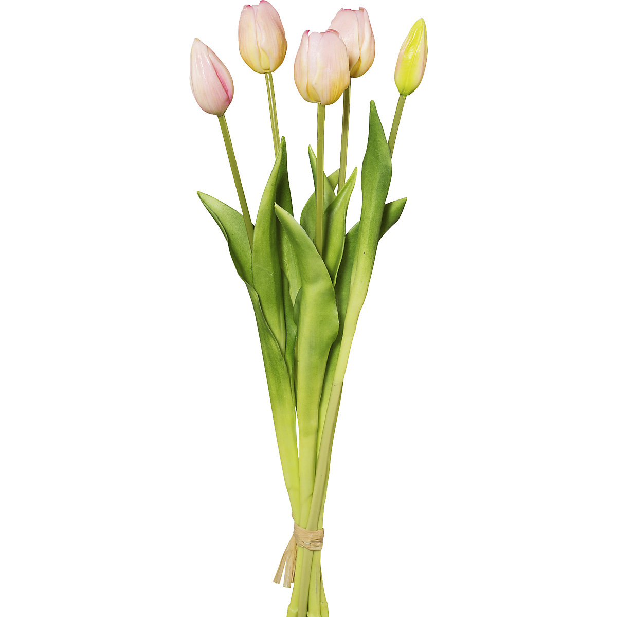 Bouquet de tulipes, real touch, cinq fleurs (Illustration du produit 2)-1