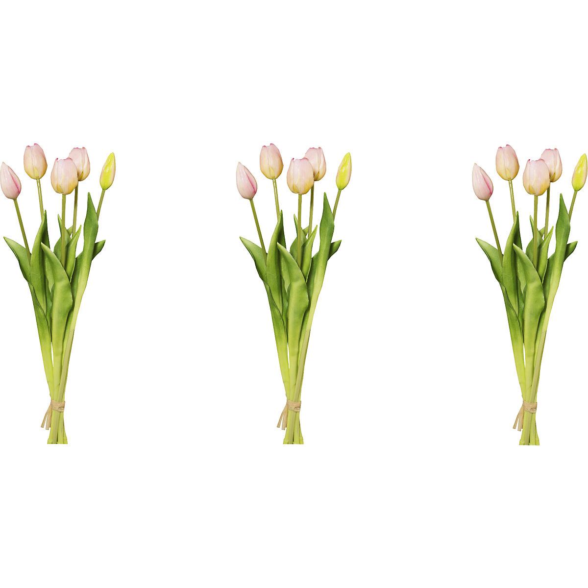 Bouquet de tulipes, real touch, cinq fleurs