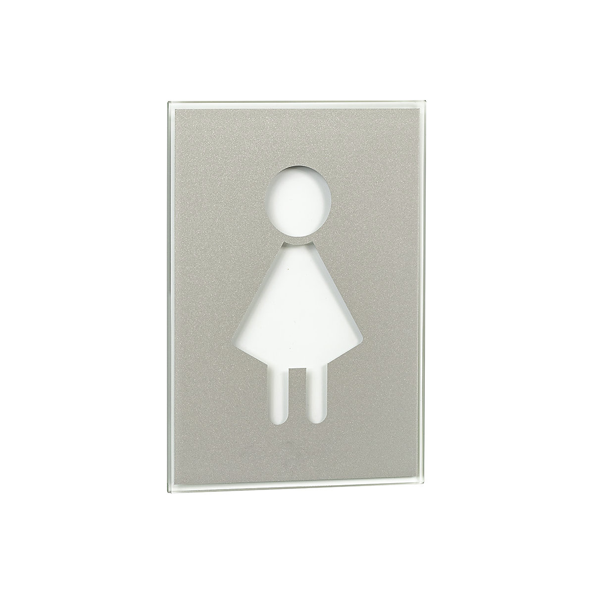 Plaque de porte pictogramme WC (Illustration du produit 2)-1