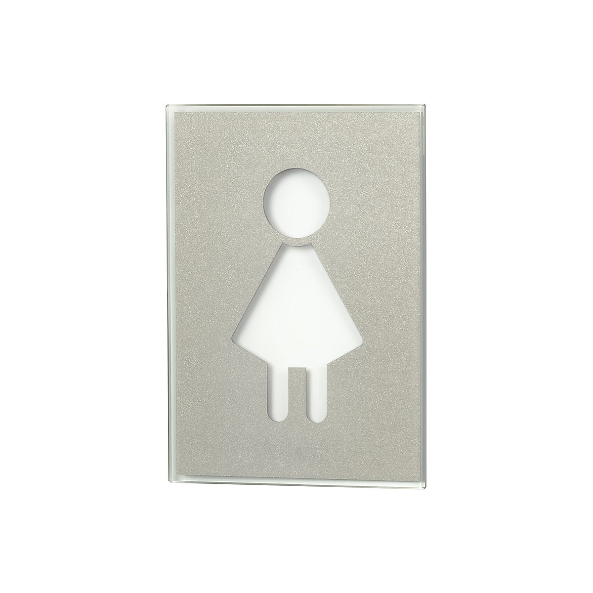 Plaque de porte pictogramme WC (Illustration du produit 4)-3