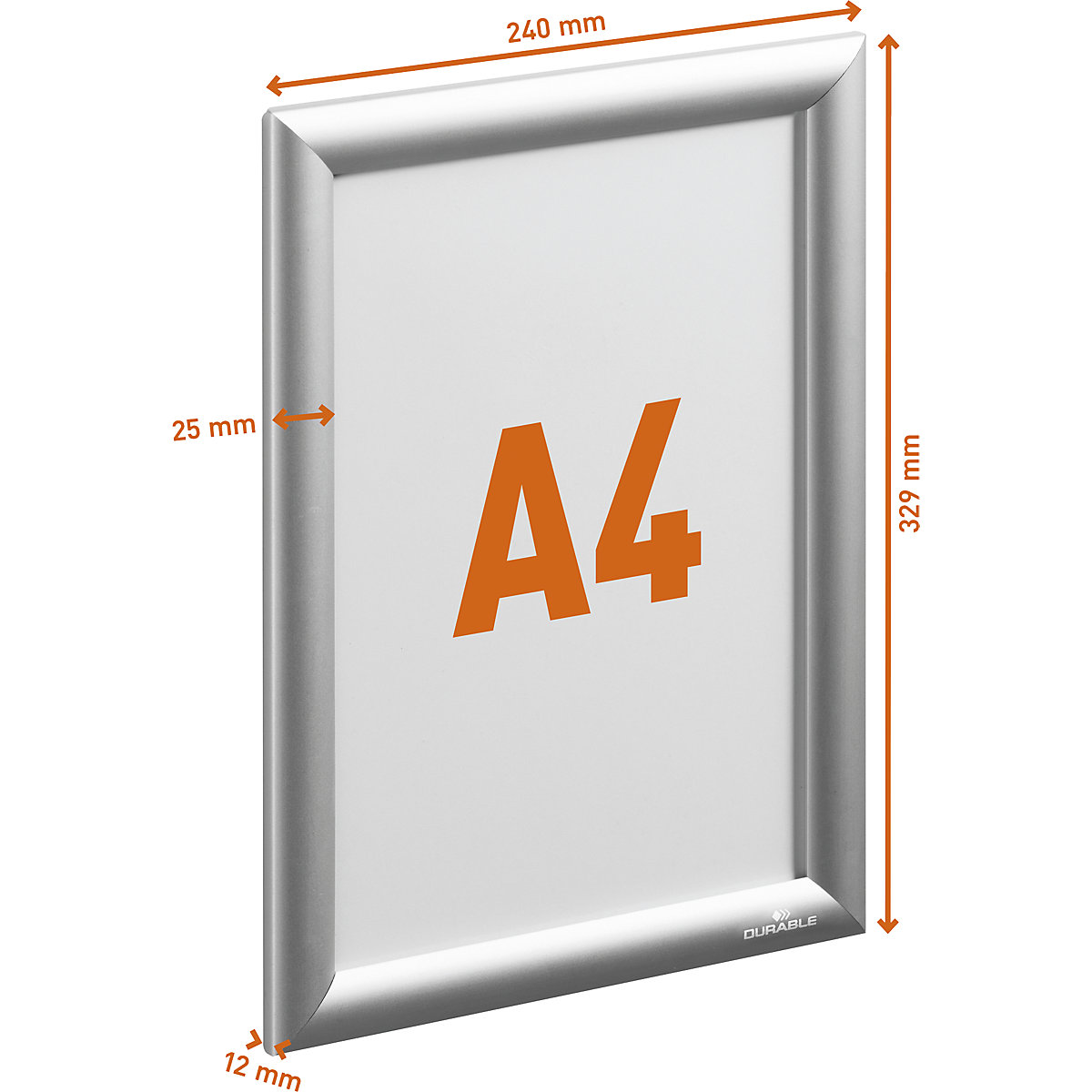 Cadre à clapet alu &ndash; DURABLE