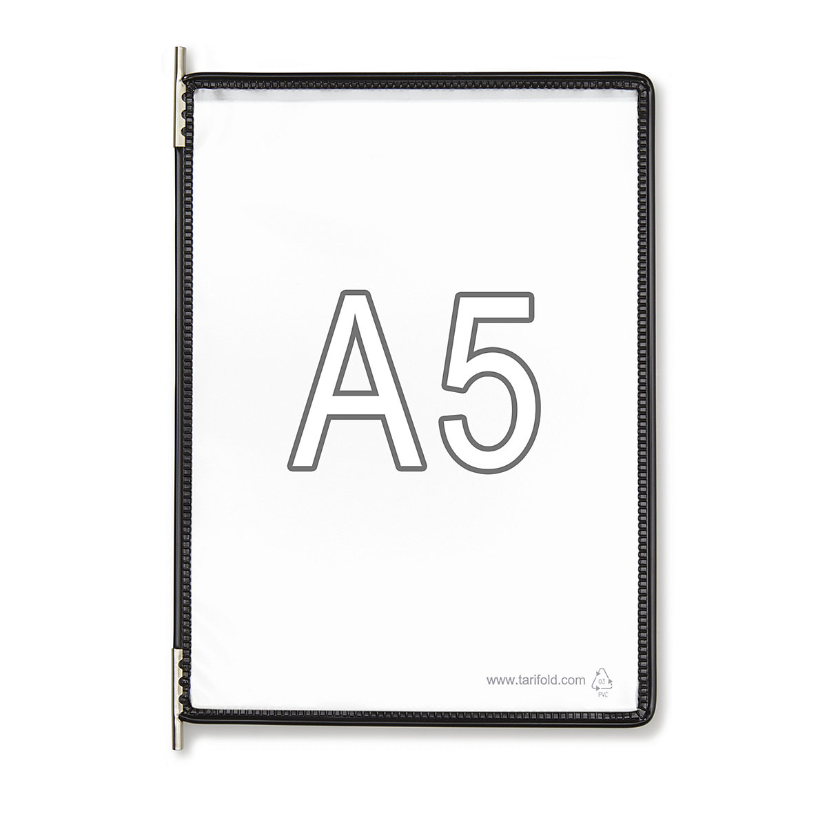 Pochette transparente – Tarifold, lot de 10, pour format A5, noir-4