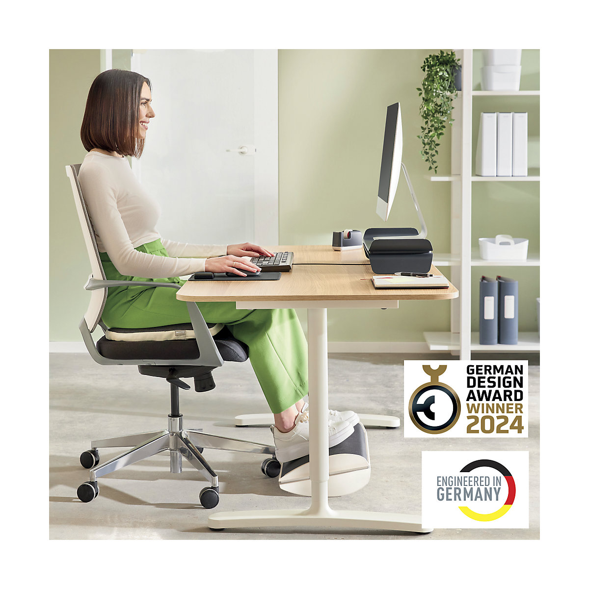 Repose-pieds Ergo – Leitz (Illustration du produit 2)-1