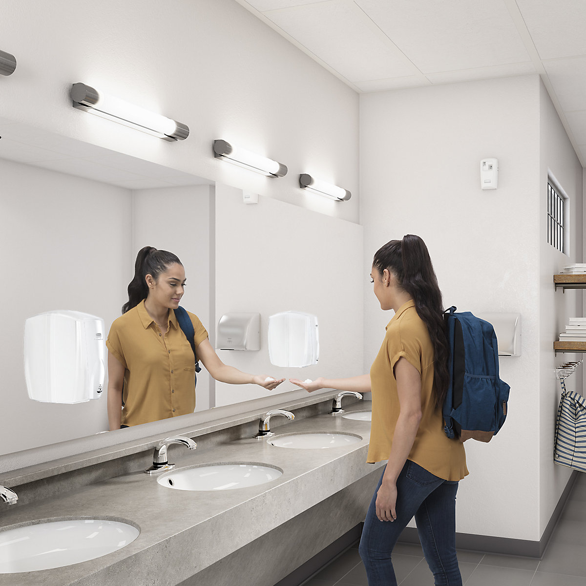 Distributeur de savon/désinfectant NO-TOUCH – Rubbermaid (Illustration du produit 2)-1