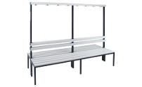 Banc pour vestiaires, à 2 côtés