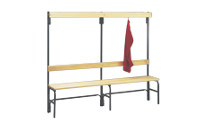 Bancs avec portemanteaux pour vestiaires