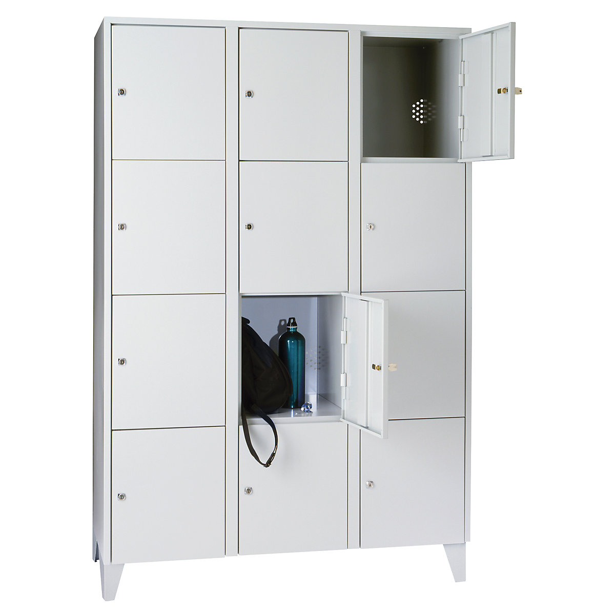 Armoire à quatre casiers verrouillables Munich &ndash; Wolf