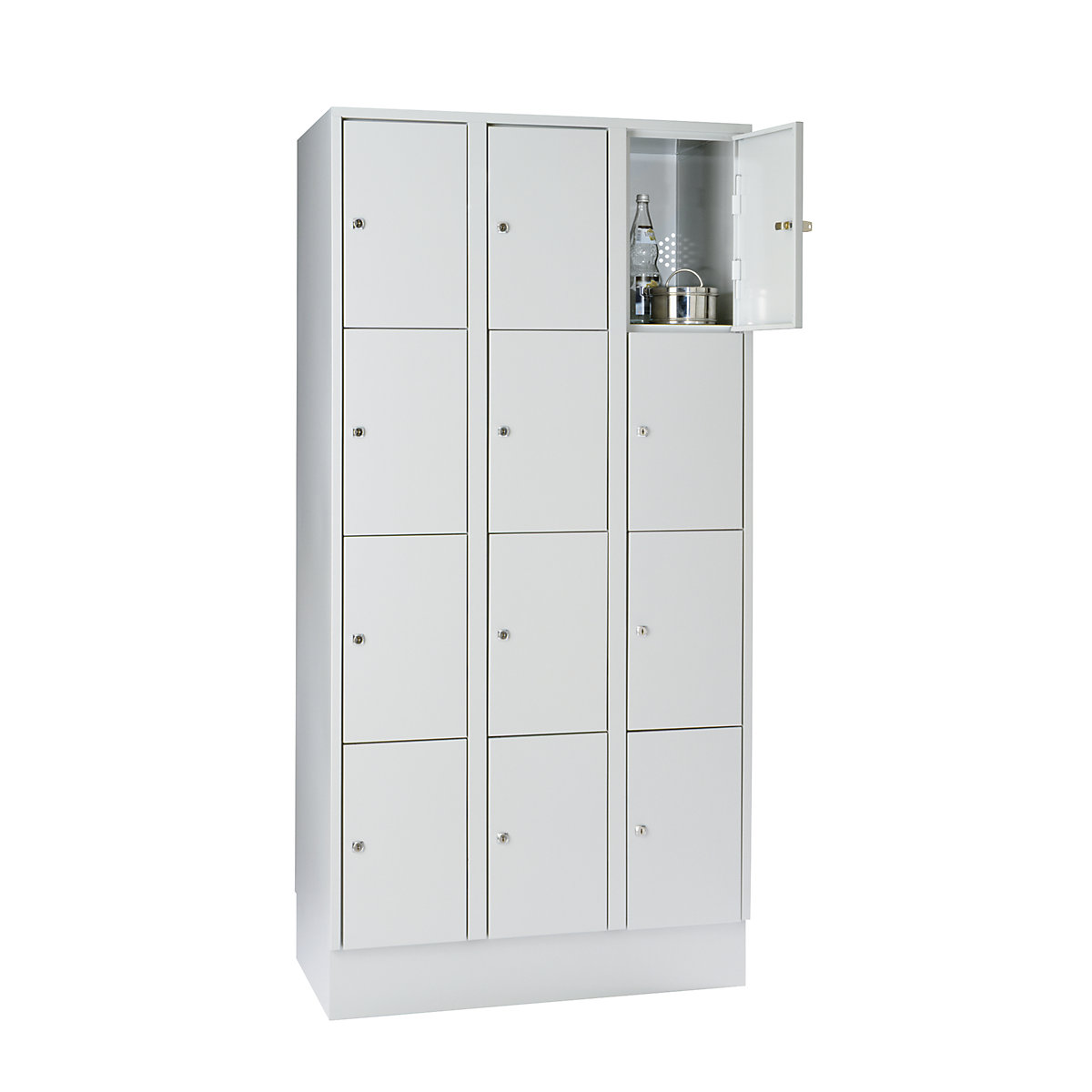 Armoire à quatre casiers verrouillables Munich &ndash; Wolf
