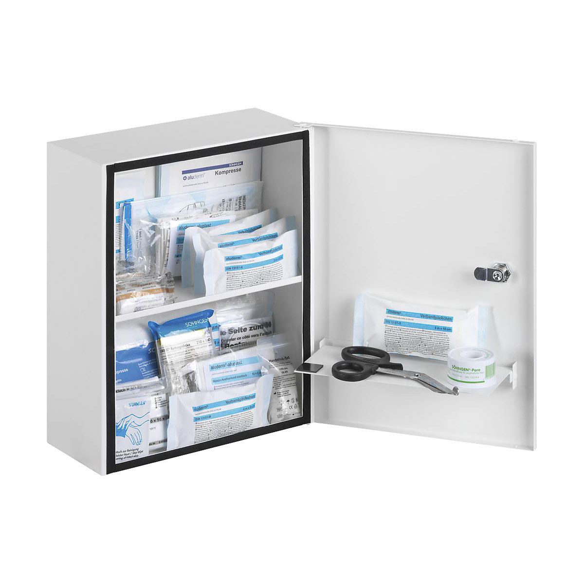 Armoire à pharmacie conforme à la norme DIN 13157 – SÖHNGEN