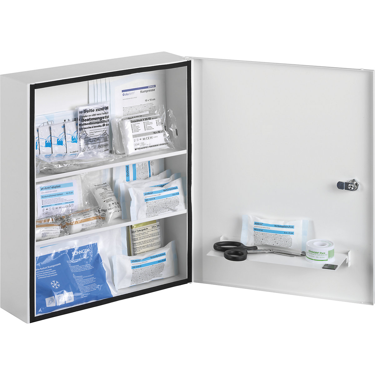 Armoire à pharmacie conforme à la norme DIN 13157 – SÖHNGEN