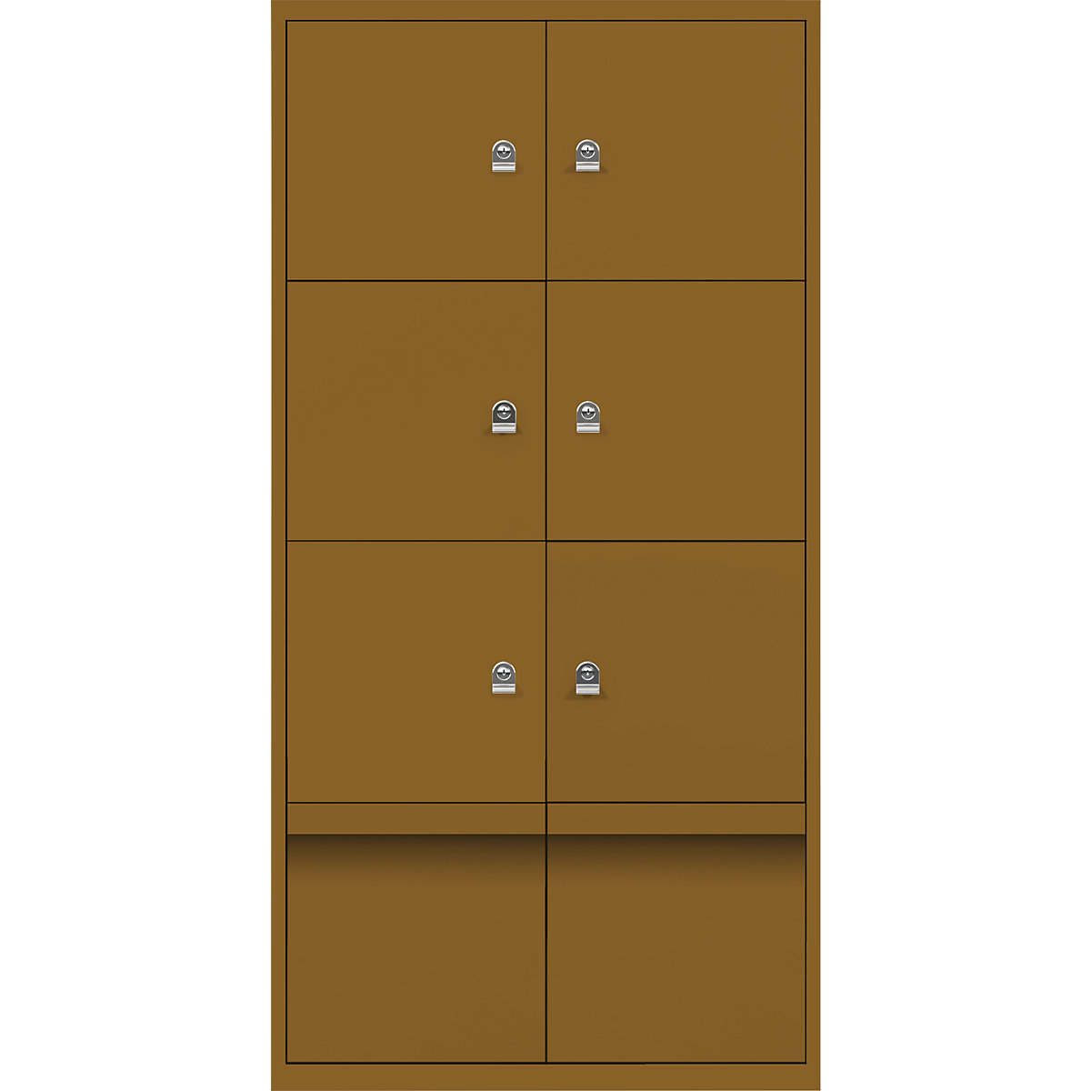 Armoire à casiers LateralFile™ – BISLEY, 6 casiers et 2 tiroirs hauteur 375 mm, dijon-17