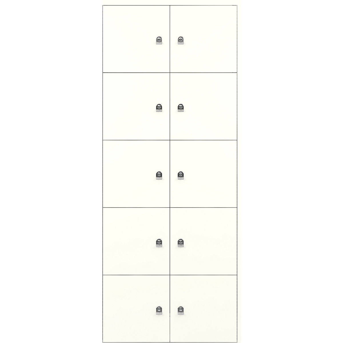 Armoire à casiers LateralFile™ – BISLEY, 10 casiers hauteur 375 mm, blanc pur-25