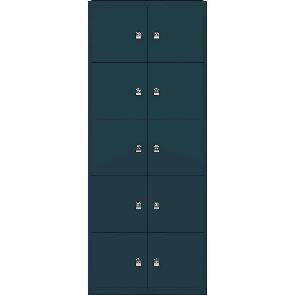 Armoire à casiers LateralFile™ – BISLEY, 10 casiers hauteur 375 mm, océan-15