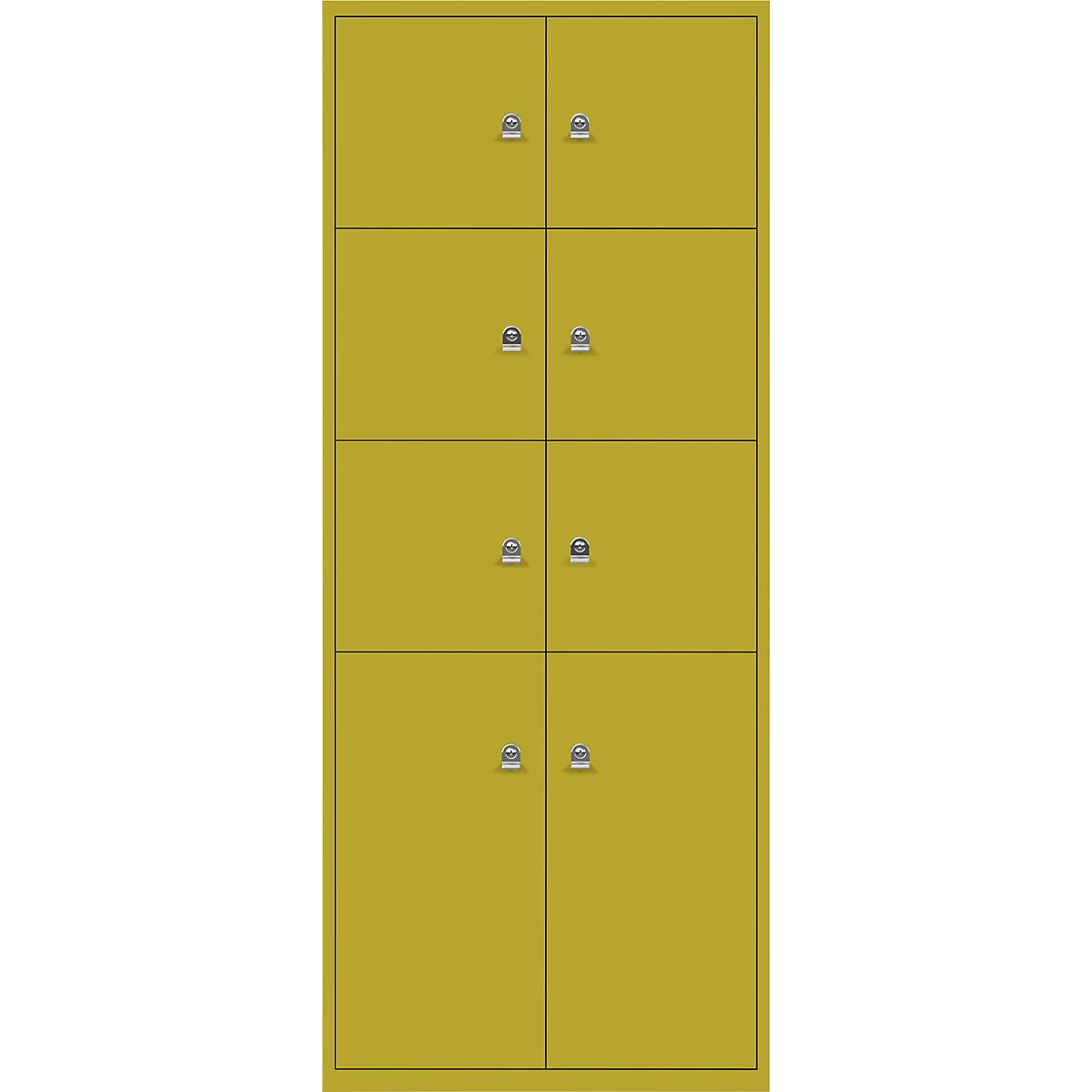 Armoire à casiers LateralFile™ – BISLEY, 8 casiers, hauteur 6 x 375 mm, 2 x 755 mm, vérâtre-14